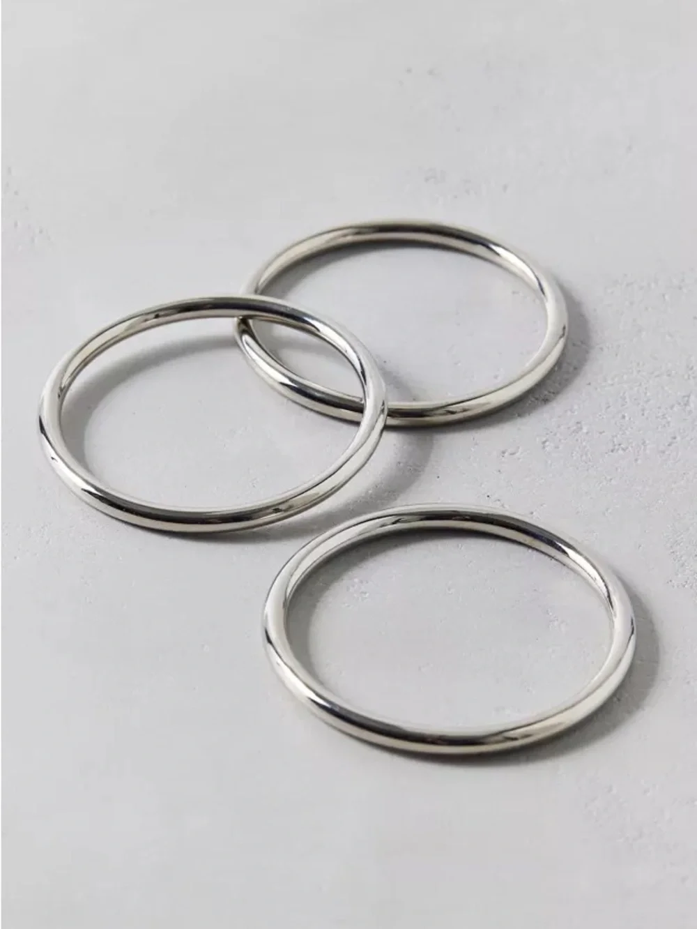 Nine West Silver Tone Bangle Bracelets NWT $24